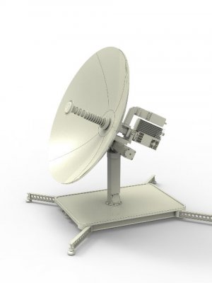 0.8米自动便携式卫星通信天线